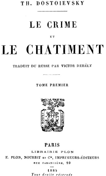 The cover page of the first French edition, from which the first English edition was translated Image credit, Courtesy of Jarndyce - The 19th Century Booksellers